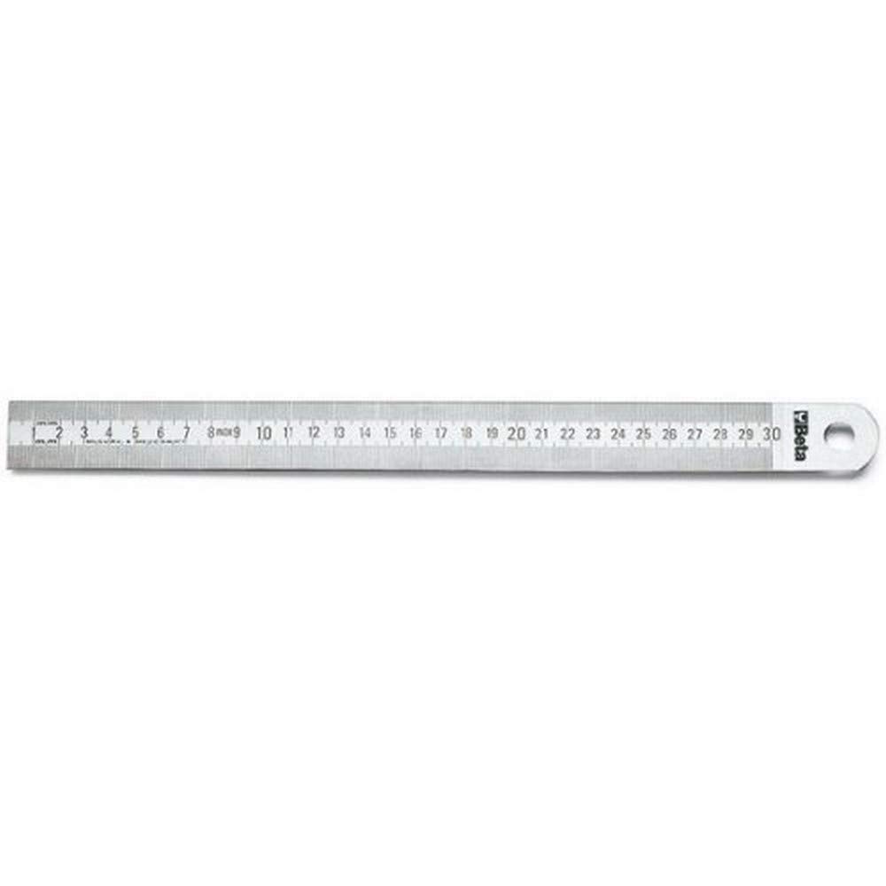 Beta White 16830030 Model 1683 300 Semi-Rigid Graduated Rule, Made From Stainless Steel, 300Mm