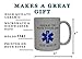 Rogue River Tactical EMT Funny Coffee Mug Here To Save Not Kiss Novelty Cup Great Gift Idea For EMT EMS Paramedic Ambulance,White