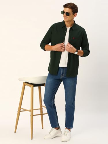 Image of Thomas Scott Men Classic Slim Fit Cotton Casual Full Sleeves Shirt