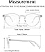 IFHTech Blue Light Blocking Glasses,Vintage Nails Round Minimize Digital Headache Anti Eyestrain (Transparent)