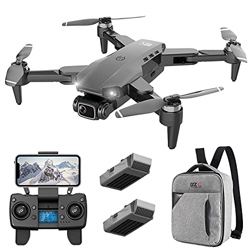 Avión teledirigido GPS con cámara 4K UHD dual, zoom de 50 aumentos y retorno automático seguro