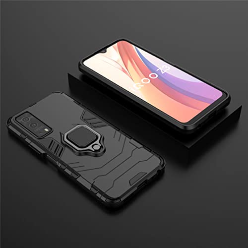 Image of SPAZY CASE Vivo iQOO Z3 5G Back cover | Dual Layer Armor Defender Full Body Protective + PC Hybrid Kickstand Back Case for Vivo iQOO Z3 5G