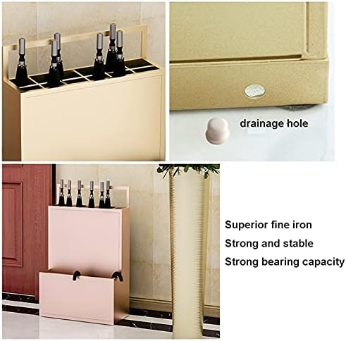 Commercial Umbrella Stand Large Capacity Metal Design with Drain Holes for Hotels Bars & Banks Holds 15 30 Umbrellas Stylish & Functional 48 x 27 x 67 cm