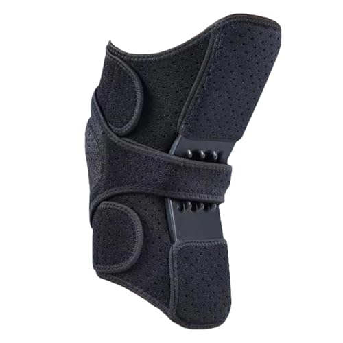 Genérico Knee Brace, Knee Support Booster Brace, Knee Support Booster for Elderly, Spring-Powered Joint for Climbing Stairs, Squatting Assistance Elderly (Black)