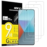 NEW'C 3 Pezzi, Vetro Temperato per Xiaomi Redmi Note 13 Pro 5G/4G, (non compatibile con Redmi Note 13 Pro+) Pellicola Prottetiva Anti Graffio, Anti-Impronte, Senza Bolle, Durezza 9H, Ultra Resistente