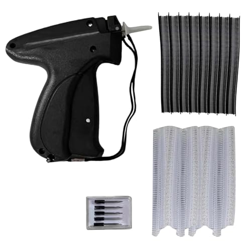 Zcbzbn Handnähmaschine & Etikettierpistole Set - Etikettierpistole Kleidung mit 6 Ersatznadeln + 1000 Klammern für Kleidungsetikettierung & DIY-Reparaturen