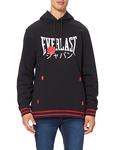 SWEAT A CAPUCHE EVERLAST HOMME - Couleur BLACK - Taille: L