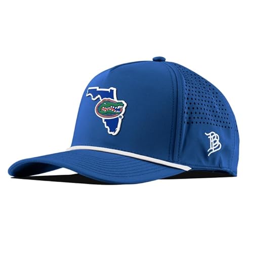 Branded Bills Officially Licensed x Florida Gators Royal 5-Panel Gator State PVC