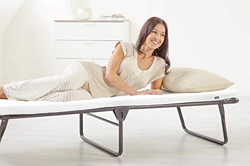 JAY-BE Value-Faltbett mit Schaumstoff-Matratze, Metall, Schwarz, W70 x L186 cm – Bild 5