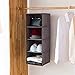 ksamwjf Organisateur de Poche Suspendu Porte Suspendu Organisateur Mural Rangement à Domicile 4 Couleurs 3/4/5 Couches intercalaire Type de tiroir Armoire Suspendu Stor