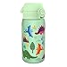 Price comparison product image Ion8 Kids Water Bottles, 350ml/12oz, BPA Free, Leakproof, Dishwasher Safe, Easy Open, Secure Lock, Small Boys & Girls Water Bottle,Kids Drinks Bottle for Spill-free Drinking, Green, Dinosaurs