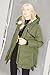 Orolay Women's Thickened Down Jacket Green Xs