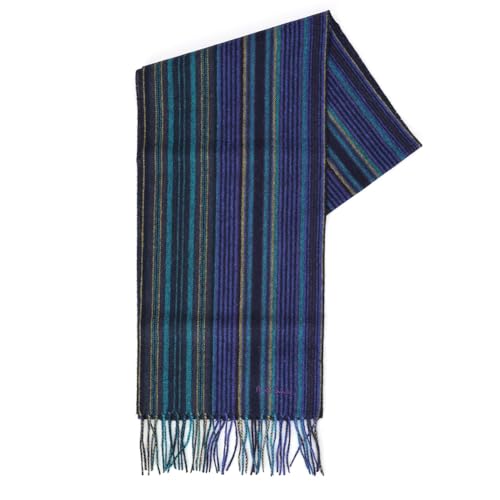 [ポールスミス] マフラー メンズ レディース ストライプスカーフ ストライプ柄 ウール素材 M1A-150K-T640 (47／NAVY(ネイビー)) [並行輸入品]