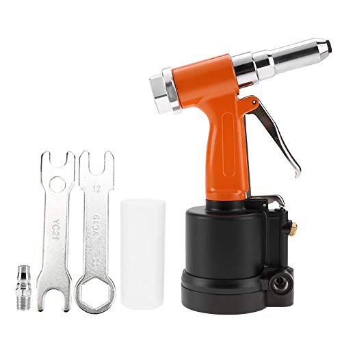 Hydraulic Type Pneumatic Riveter, Industrial Light Weight Hydraulic Type Air Riveter Pneumatic Nail Gun Riveting Tool for Industrial Household Repair(1#)