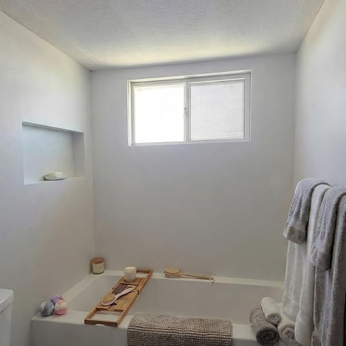 Kathfly 2 Pack Basement Home Window 32'' x 18'' Mini Basement Windows Replacement with Glass Screen and Screws for Home Sheds Barns (White) by Kathfly - Used condition - Image 7