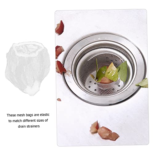 DOITOOL 200 pcs Bolsa de malla para colador de fregadero miniatura 4
