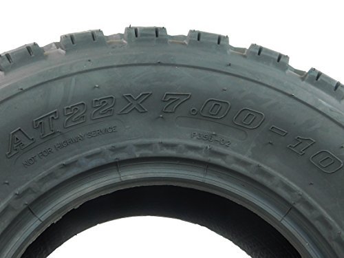 Massfx Sport Atv Tire Set - Two Front 22X7-10 - 4 Ply Rating - 1/2” Tread Depth - 22X7X10 (Two Pack) #TOP5