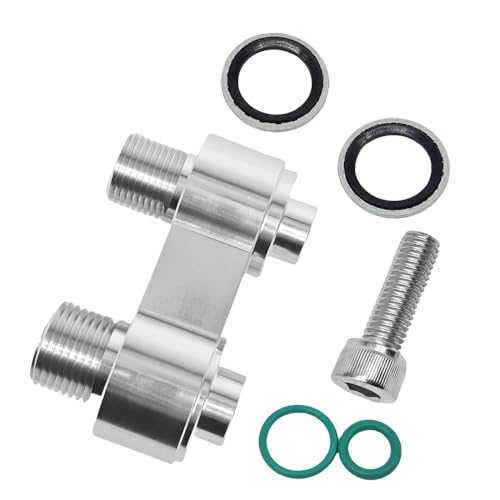 AC Compressor Bracket for LS GM R4 AC Compressor Adapter CNC Aluminum Fitting Straight Adapter - Image 6