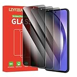 LZYFZEA Lot de 3, Verre Trempé Anti Espion pour Samsung Galaxy A54 5G, Coque Compatible, Dureté Ultra Résistante 9H,Film Protection, Sans Bulles