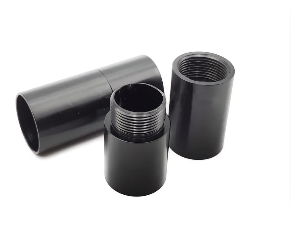 Carbon Fiber Tube Splice Extension Connector 10/12/16/18/20/25/30mm Aluminum Alloy Tube Clamp Hand Rod Connection (1Pcs 18mm)