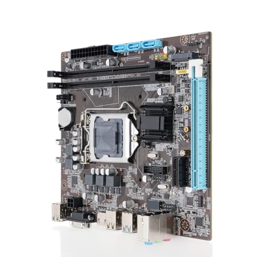 LICAEVEY H110 Gaming Motherboard ATX for LGA 1151 CPU, Supports 6th | 7th Gen Core i3 | i5 | i7, DDR4 2400MHz, M.2 NVMe | SATA, SATA3(6GB), PCIe Slots