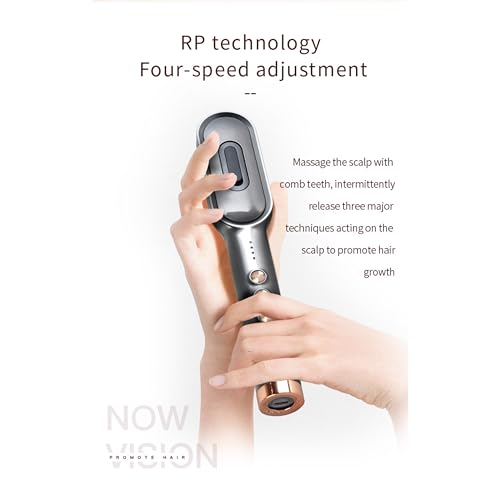 Lalano`S Cosmetics Hair Powercomb - Dispositivo Di Trattamento Cosmetico Anti-Perdita Di Capelli, Spazzola A Led, Anti-Invecchiamento, Massaggiatore Per La Testa, Pettine Per Capelli - 8