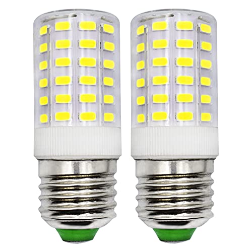 E26 7W Refrigerator LED Light Bulbs Home Lighting 100 Watt Equivalent Daylight White 6500K Eye Protect 85 CRI 950 Lumens 100-265 V Edison E26 E27 Medium Screw Base Non-Dimmable - 2 Pack