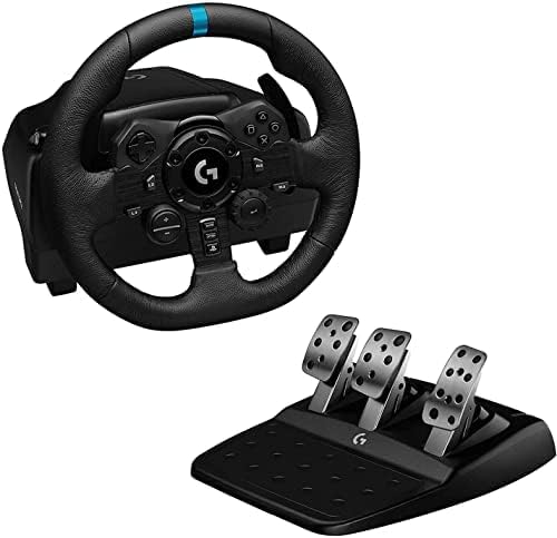 Logicool G Hankon G923d Gran Turismo 7 PS5 PS4 PC Handle Controller, Racing Game, Force Feedback System, Steering System, Genuine Japanese Product, 1 Year Manufacturer's Warranty *Includes Amazon