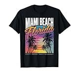 Miami Tshirt Men Women Retro Florida Miami