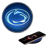 Penn State University Wireless Charger with Illuminated Nittany Lions Logo & Built-in Power Bank Officially Licensed Collegiate 100% Portable Wireless Phone Charger