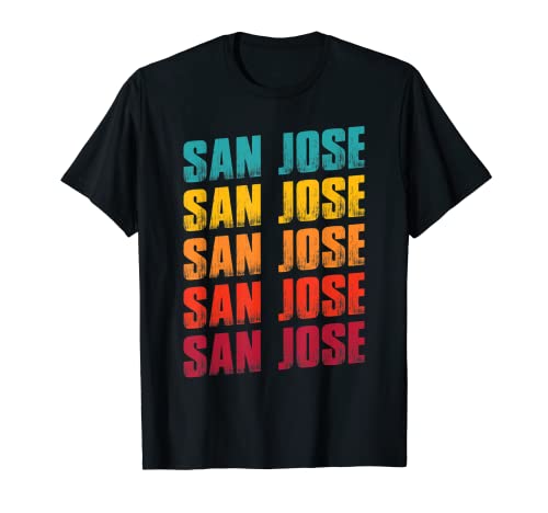 San Jose California Souvenir - Retro Vintage San Jose T-Shirt