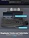 Tastatur Maus Set Kabellos, Ergonomische Tastatur in Voller Größe mit Handgelenkauflage, Telefonhalter, Schlafmodus, Leise 2,4 GHz kabellose Tastatur und Maus für Mac, Windows, Computer, Laptop, PC