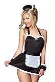 Dreamgirl Women's Maid Me Dirty Babydoll
