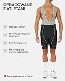 DANISH ENDURANCE Spodenki Rowerowe Męskie, na Szelkach, Szorty Kolarskie z Amortyzującą Wkładką 3D Chamois