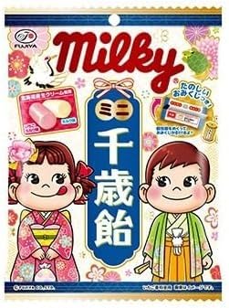Amazon.co.jp: 不二家 ミルキー ミニ千歳飴 七五三 65g×5個 : 食品