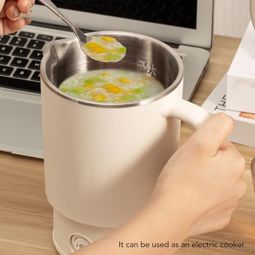 Tetera eléctrica portátil 600W 600ml acero inoxidable miniatura 3