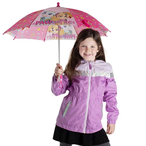 Nickelodeon girls Paw Patrol Character Rainwear Umbrella, Pink, Age 3-6 US - Image 3
