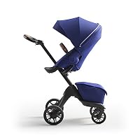 Stokke Xplory X, Golden Yellow – Eleganter Kinderwagen – Anpassbarer Komfort für Baby & Eltern – Polsterung, Sicherheitsgurt & reflektierender 