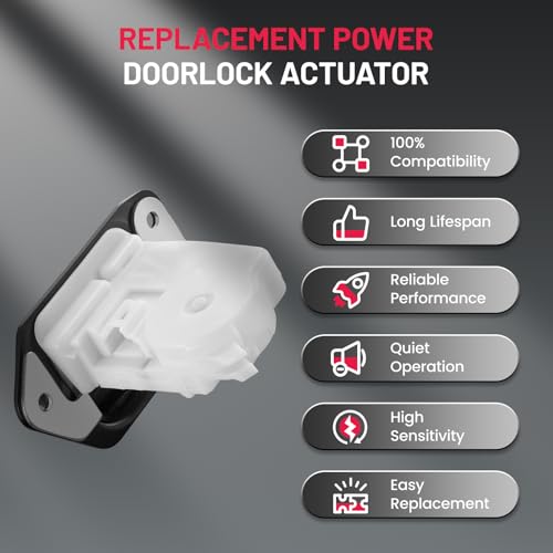 Image of SYERAL Power Door Lock Actuator Rear Tailgate Trunk Compatible with Nissan Murano 2005-2007, Versa 2007 Replaces 90502-CA00C 90502CA00C 90502-EN000 90502EN000 90502-ZN90A 90502ZN90A