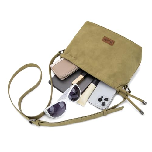Image of Wrangler Purse for Women Small Crossbody Bags Cute Cross Body Bag with Drawstring