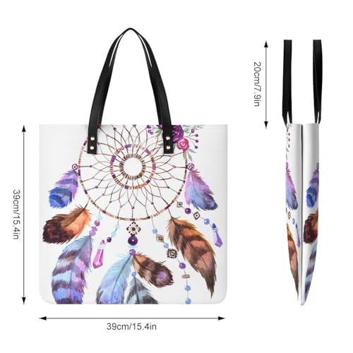 Sac attrape-rêves finitions soignées grand sac à main shopper d'exception