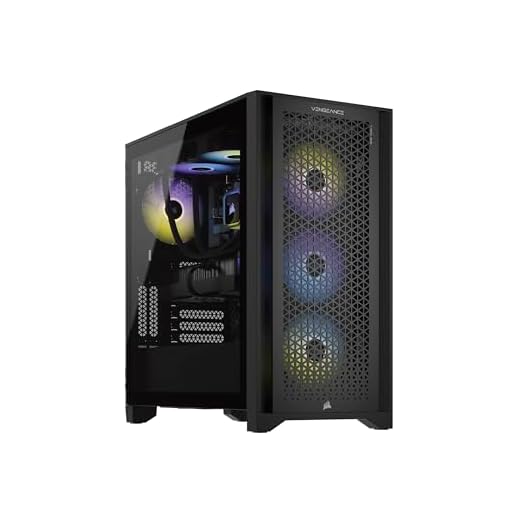 Corsair Vengeance a7300 Series Gaming PC - Liquid Cooled AMD Ryzen 5 7600X CPU - NVIDIA GeForce RTX 4070 Super GPU - 32GB Vengeance RGB DDR5 Memory - 1TB M.2 SSD - Black