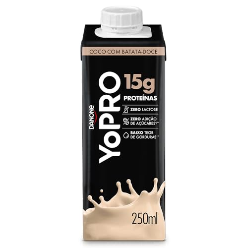 YoPRO Bebida Láctea UHT Coco com Batata-Doce 15g de proteínas 250ml