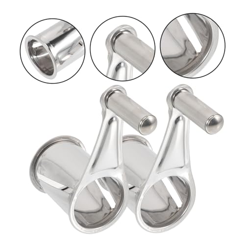 Rallador giratorio de acero inoxidable con mango, 2 piezas miniatura 3