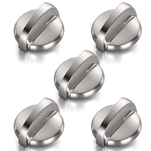 5 Pack WB03T10284 Oven Knobs Replacements for GE 191D5100 Stove Knons Compatible with GE Range Stove Oven Replaces 1373043 AP4346312 AH2321076 EAP2321076 PS2321076