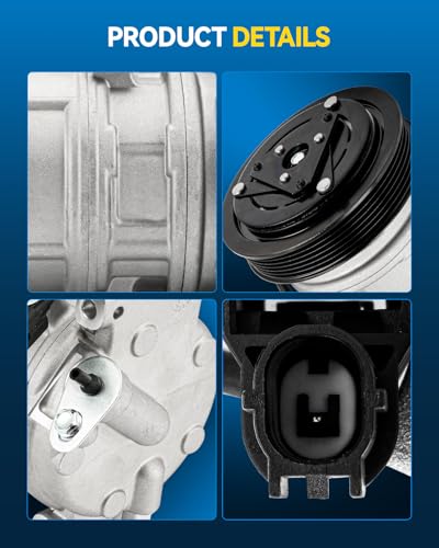 Image of PHILTOP NEW AC Compressor for Honda Ridgeline 2009-2014 | for Acura MDX 2007-2013, Acura ZDX 2010-2013, Honda Odyssey 2008-2017, Honda Pilot 2008-2015, Replaces# 7420744 38810RN0A01