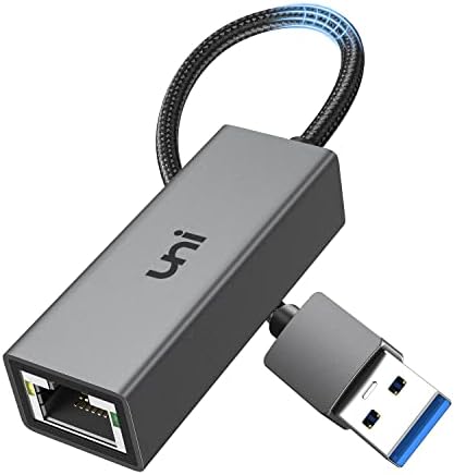 USB LAN変換アダプター uniAccessories 有線LANアダプター [任天堂Switch対応 1000Mbps高速通信] USB3.0 Ethernet アダプタ アルミ製 ギガビット Macbook/XPS/ThinkPad/Surface対応