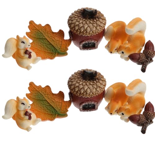 IDEANATEGRATE Mini Squirrel Decor