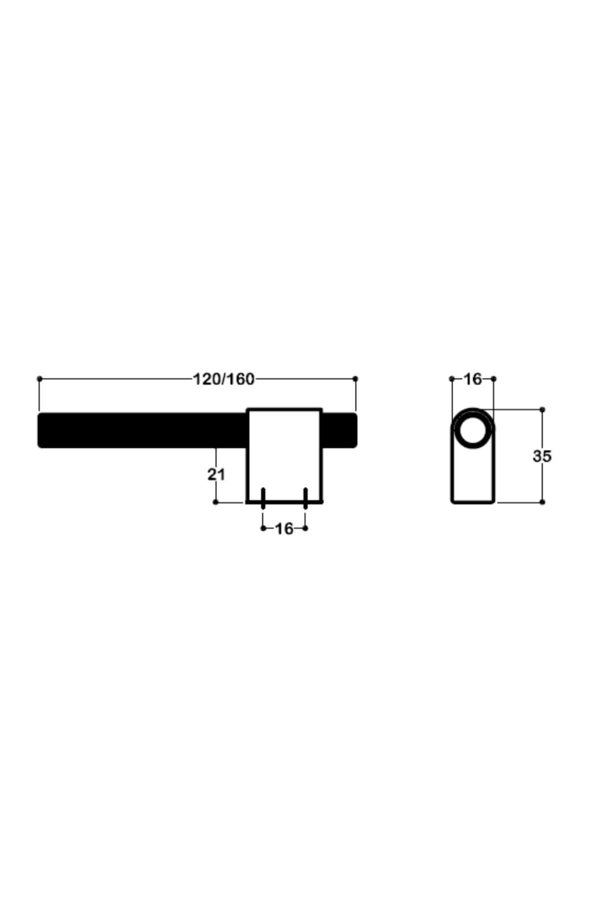 System 8981 Modern Kulp Antik Renk 160 Mm Antik Tek Ebat Ssy8981 0160 Abm-Abm