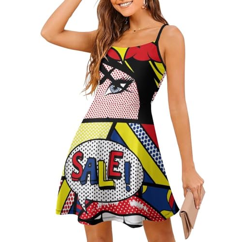 Robe d'été légère anti-chaleur et jupe courte de plage sans manches